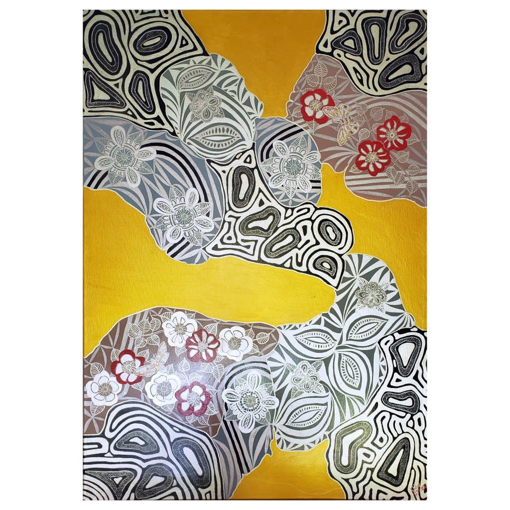 Schmetterlinge und Blüten